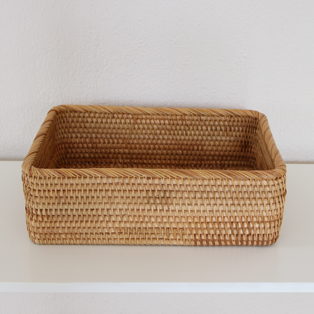 Rattan  33x23x10 cm Saklama Kutusu  & Dekoratif Sepet