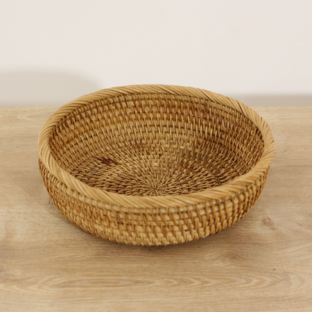 Samyeli Rattan Küçük Boy Dekoratif Tabak Seti 20x6 cm