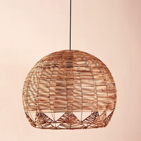 İrem 63x50 cm. Rattan Sarkıt Lamba