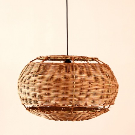 İris 45x30 cm. Rattan Sarkıt Lamba