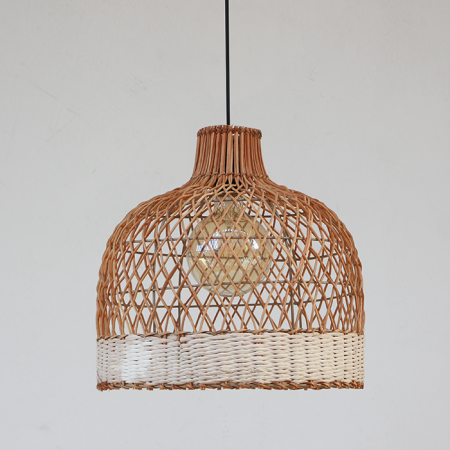 Aslı 38x40 cm Rattan Avize