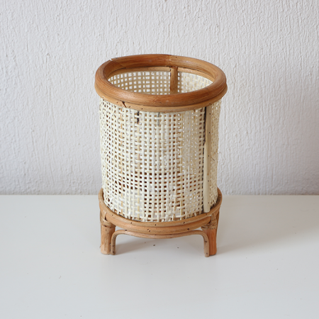 Delfin 25x17,5 cm. Rattan Çiçeklik 25x18 cm