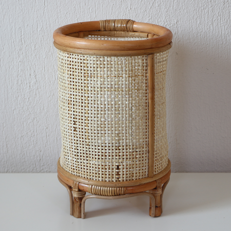 Delfin 35x23 cm. Doğal Hazeran Rattan Çiçeklik