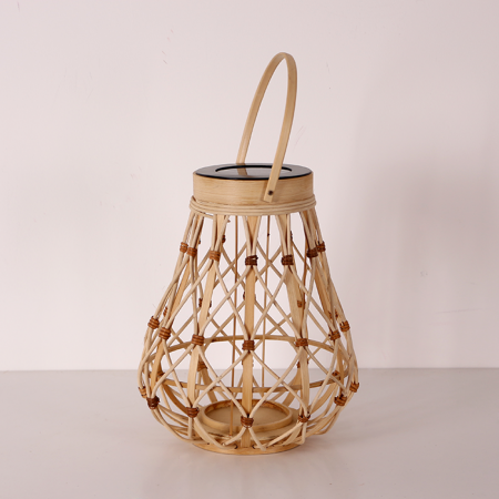 Nil Bambu Solar Mumluk -Lantern 25x30x40 cm.