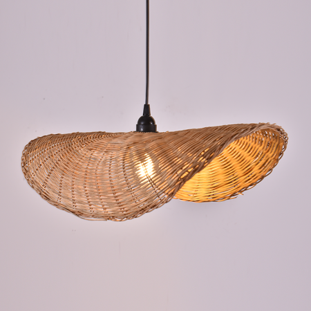 Sombrero 50x40x15 cm Rattan Sarkıt Lamba