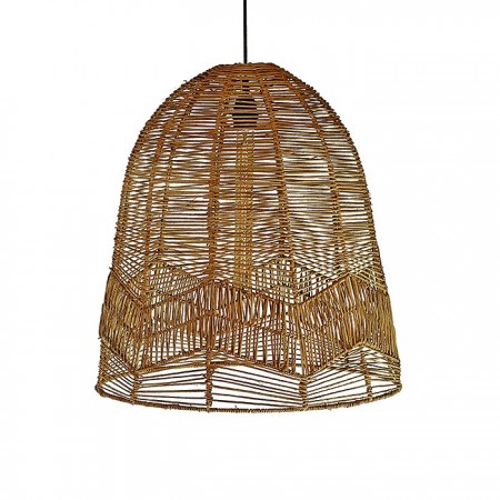 Violet 50x53 cm. Rattan Sarkıt Lamba