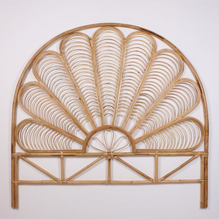 Yeliz 180x171 cm. Rattan Yatak Başlığı