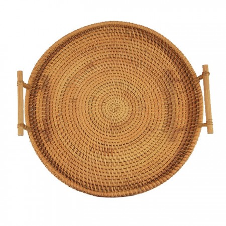 Rattan Tepsi Dekoratif 43x4 cm.