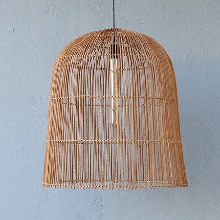 Gia 55x63 cm Rattan Sarkıt Lamba